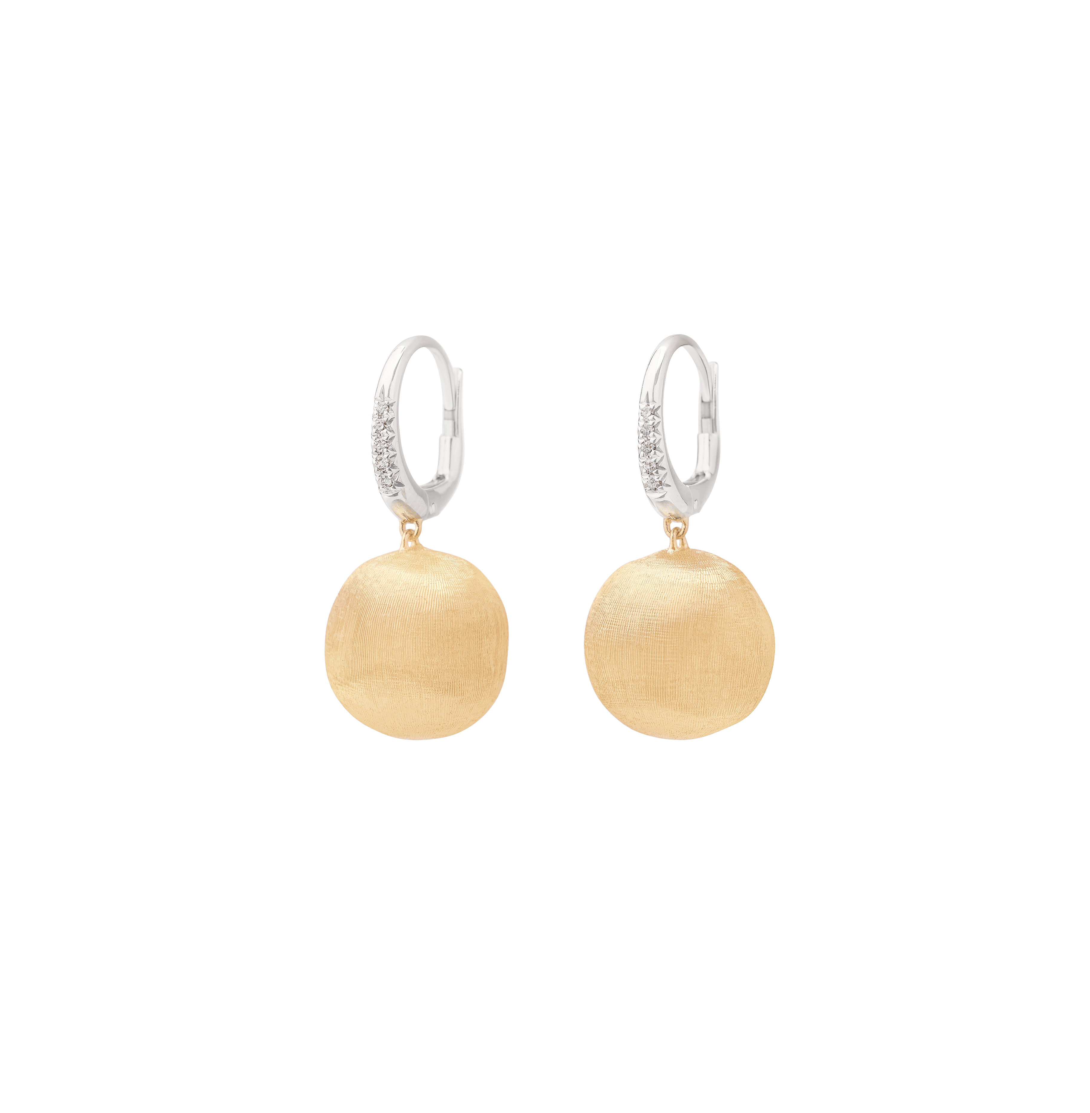 Marco Bicego Africa Diamond and Bead Drop Earrings