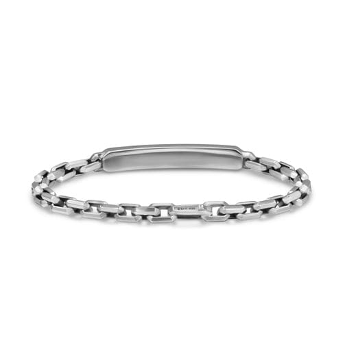 David Yurman Streamline ID Bracelet in Sterling Silver, 6.7mm, Size Small