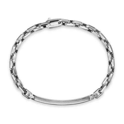 David Yurman Streamline ID Bracelet in Sterling Silver, 6.7mm, Size Small