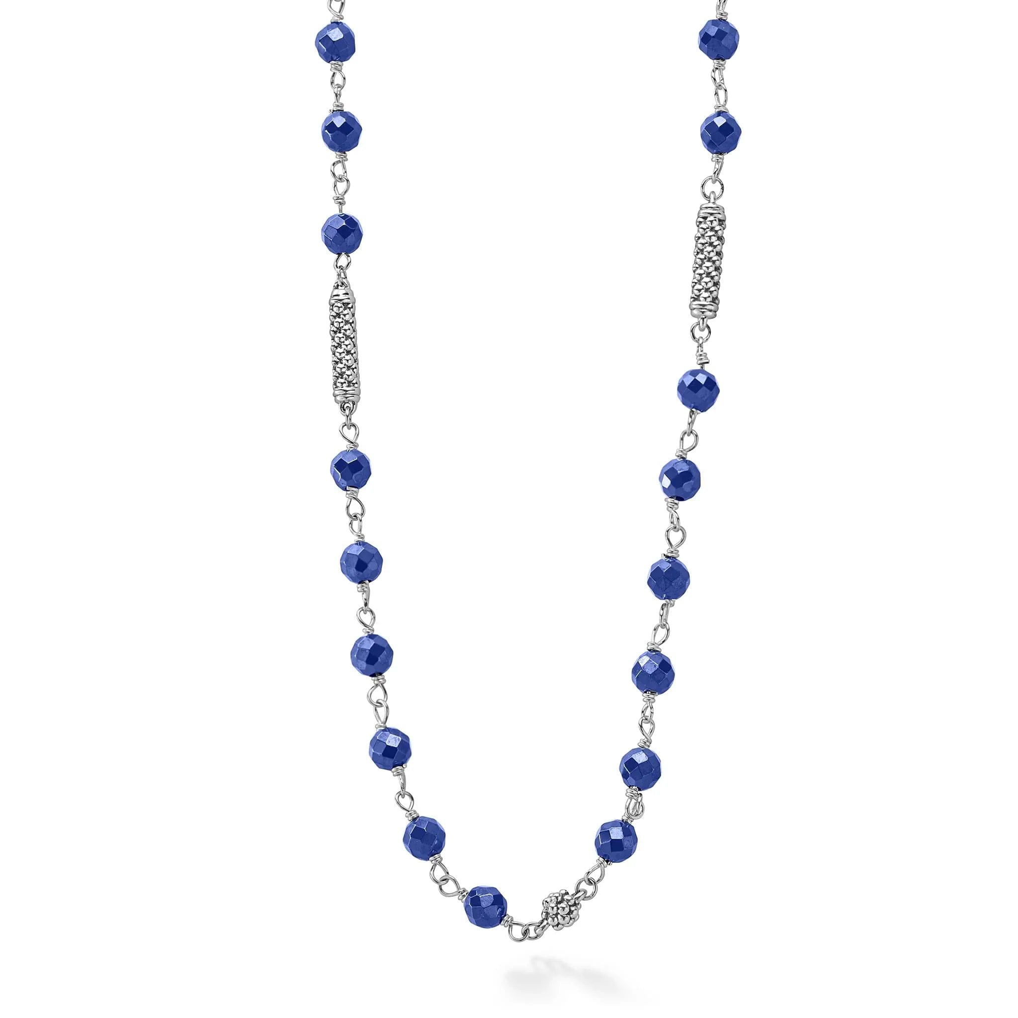 LAGOS Caviar Icon Ultramarine Ceramic Beaded Necklace