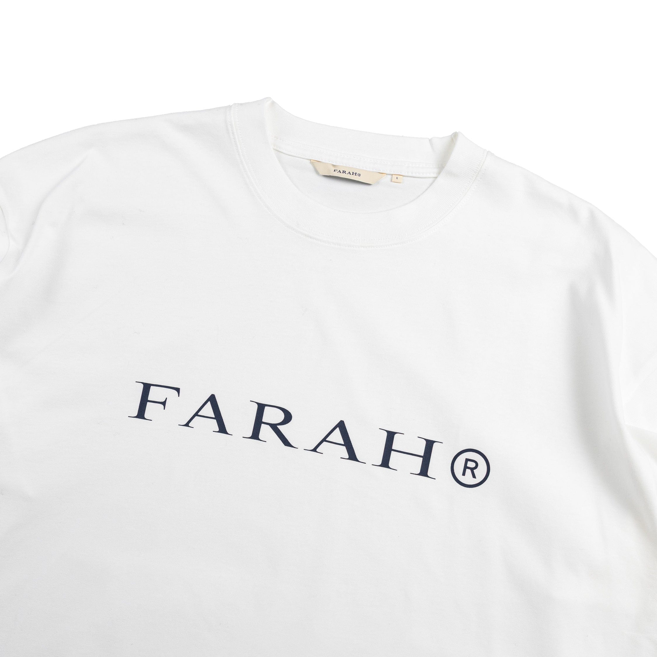 Farah Japan Printed Logo LS Tee OG Logo