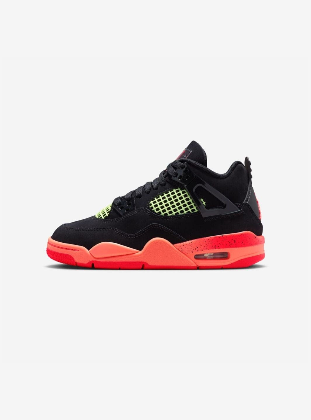 Air Jordan 4 Retro Black Infrared Barely Volt (GS)