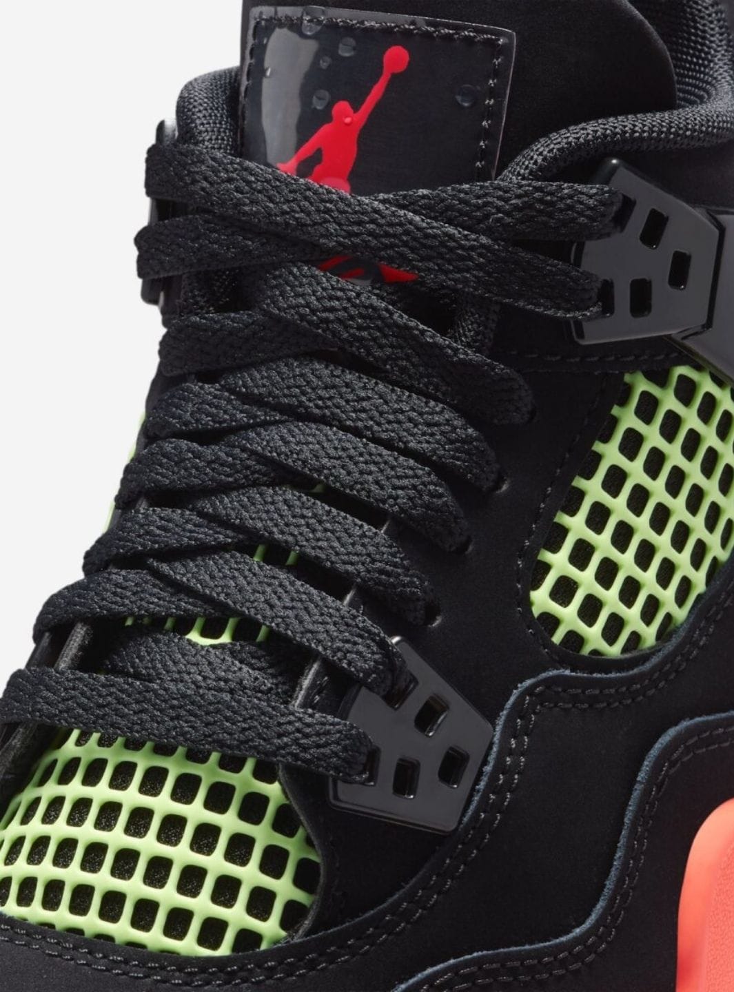 Air Jordan 4 Retro Black Infrared Barely Volt (GS)