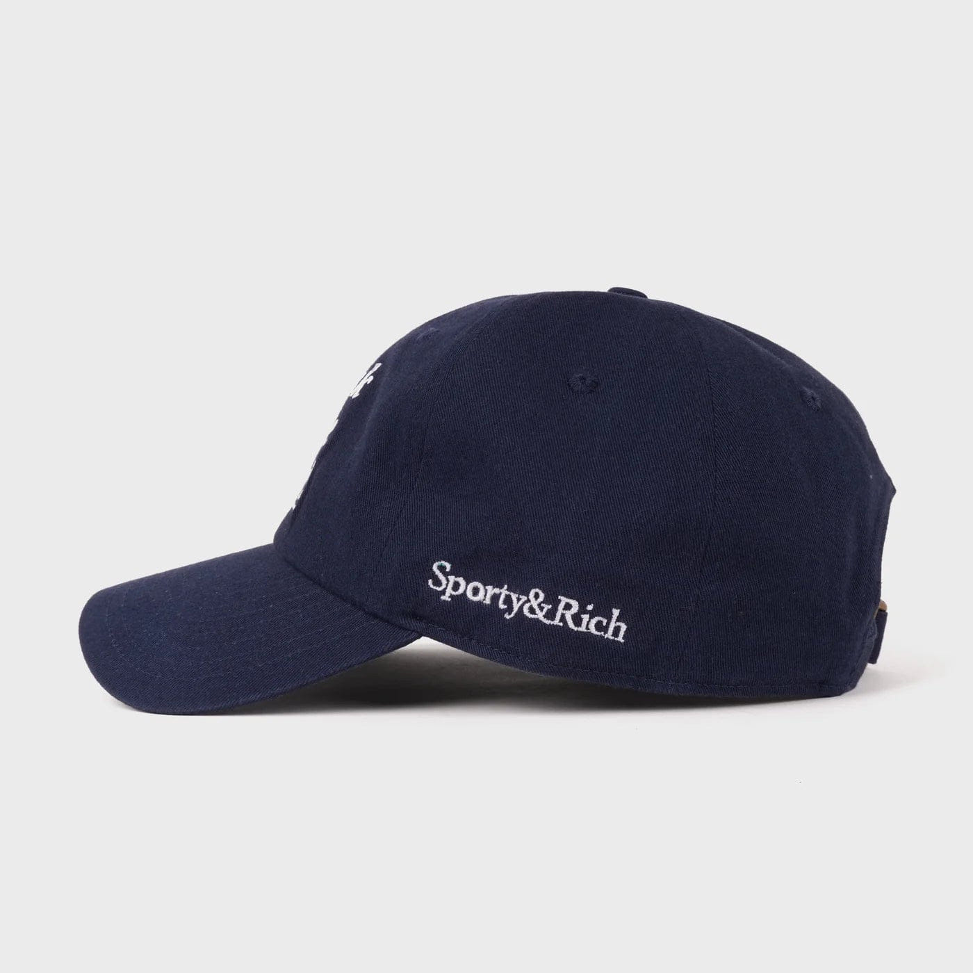 Sporty & Rich Drink More Water Hat Light Navy White