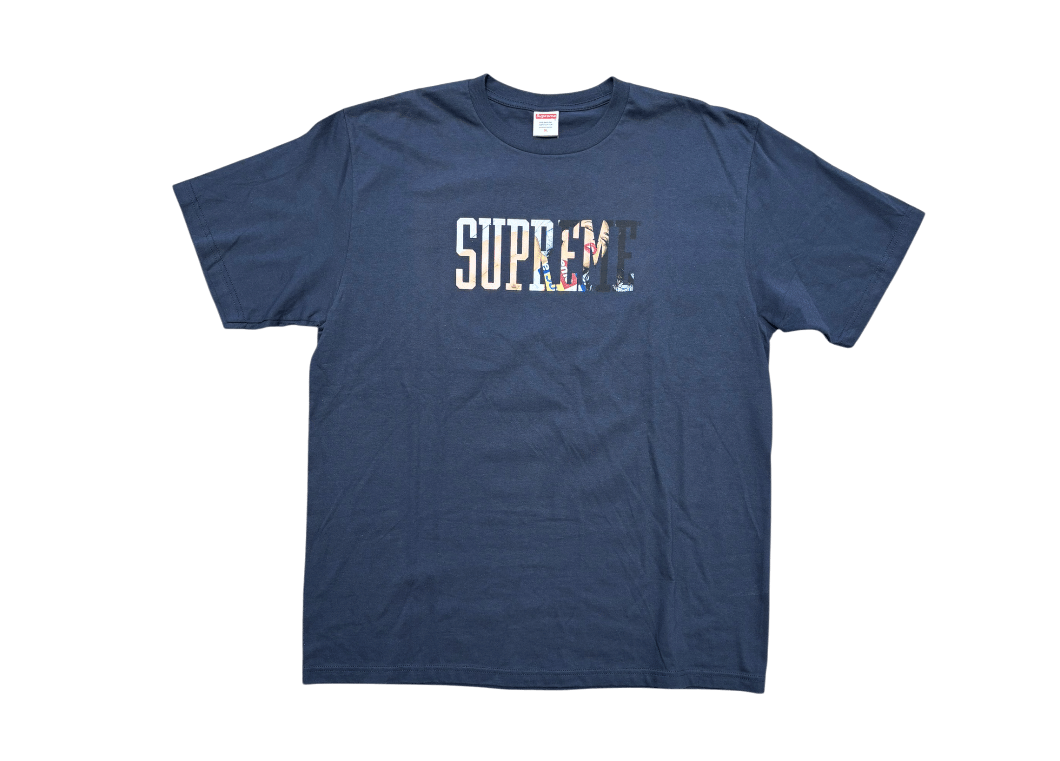 Supreme T-Shirt Tera Patrick Collegiate Navy COND NEW