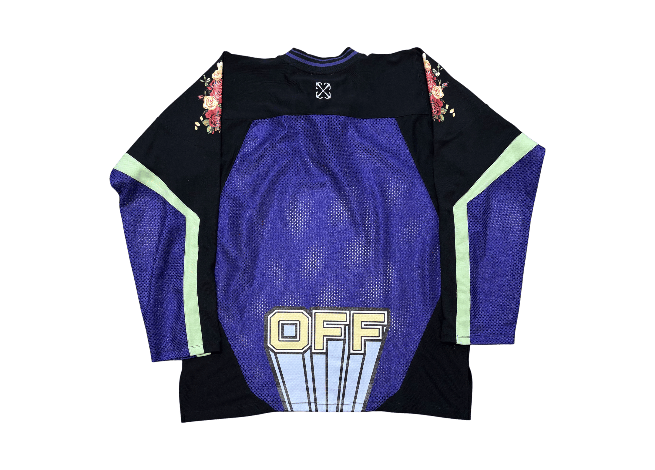 Off-White Jersey Hockey Oversize Car Mesh COND NEW