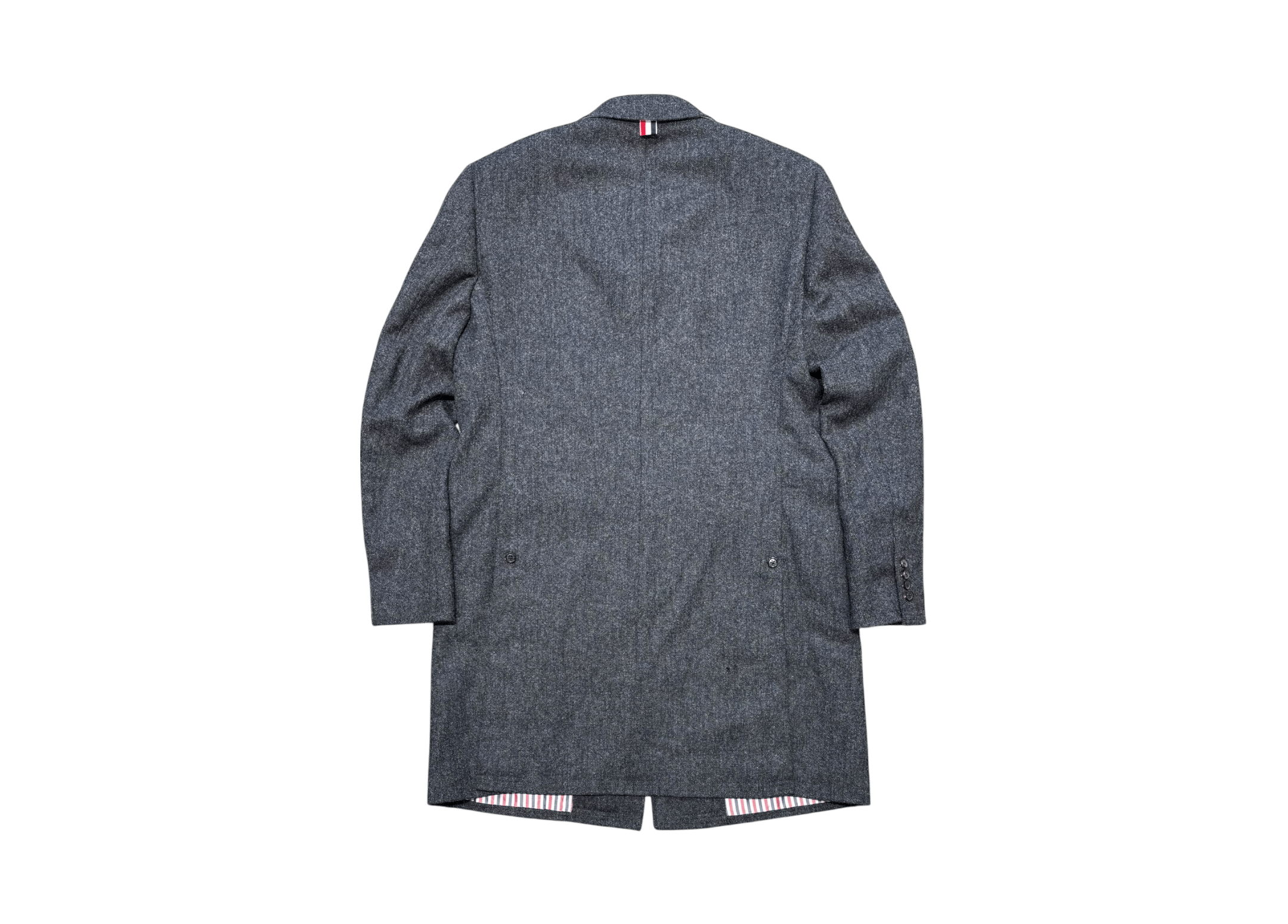 Thom Browne Coat High Armhole Chesterfield Dark Grey COND NEW