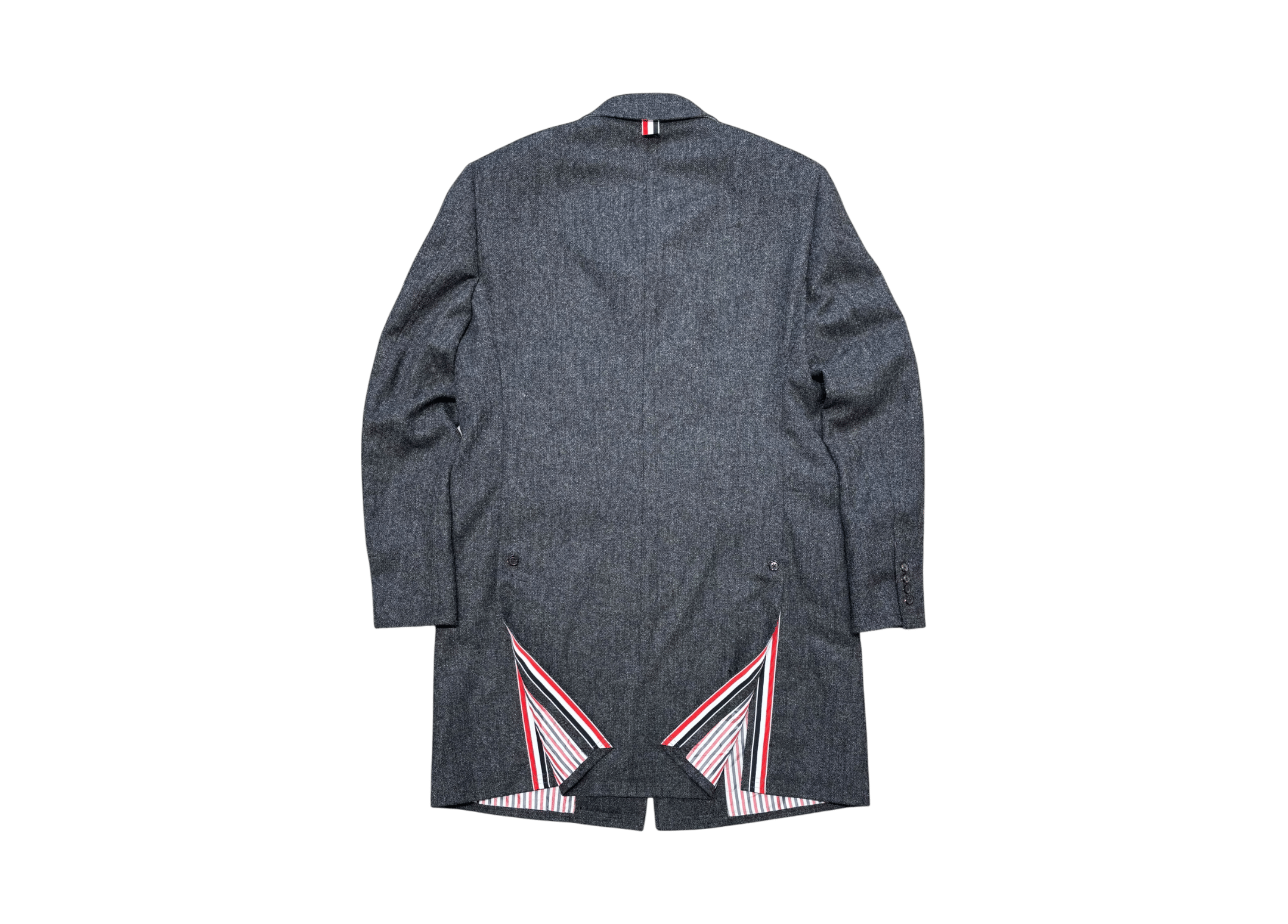Thom Browne Coat High Armhole Chesterfield Dark Grey COND NEW