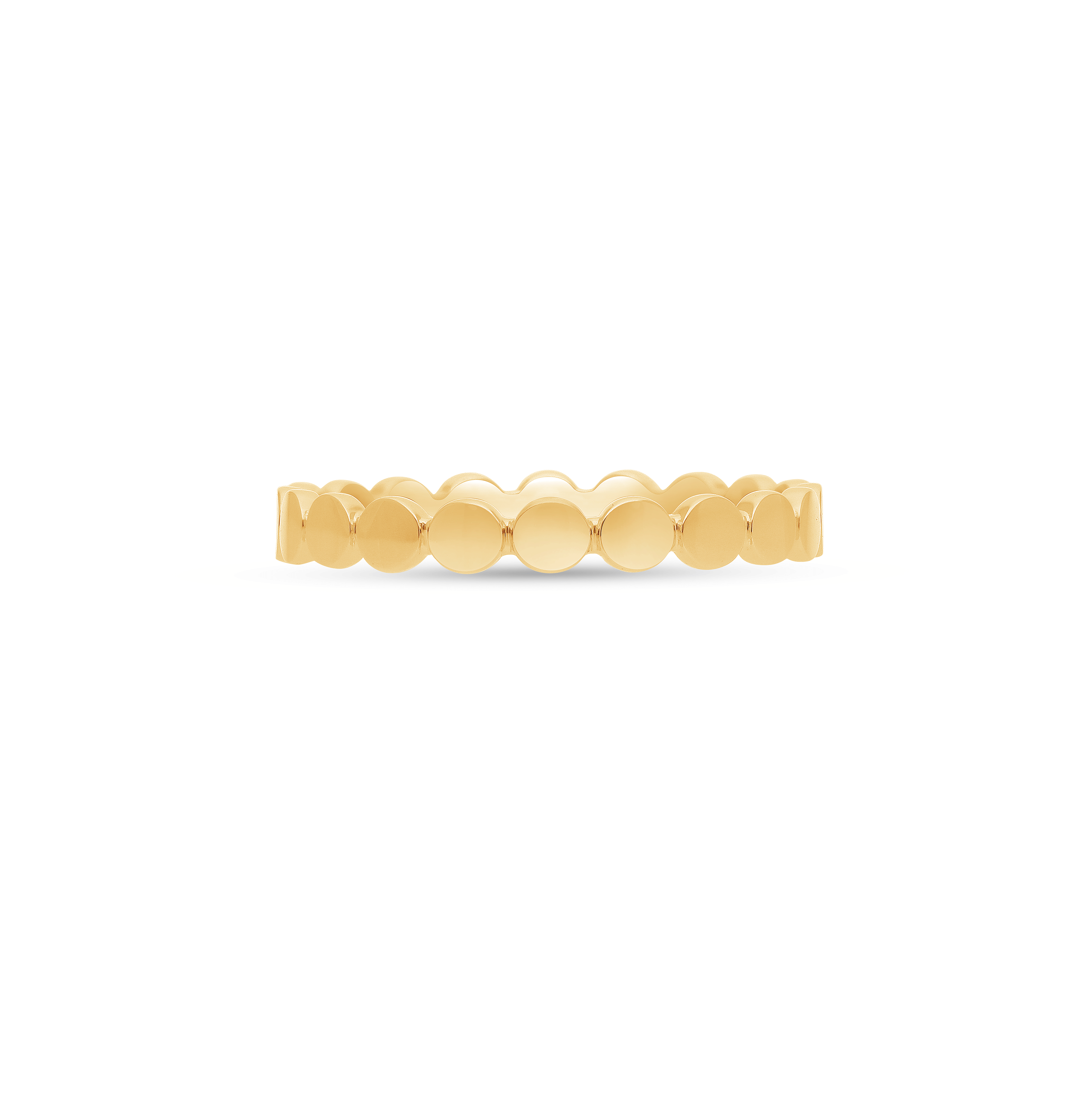 Sabel Collection Yellow Gold Round Disc Ring