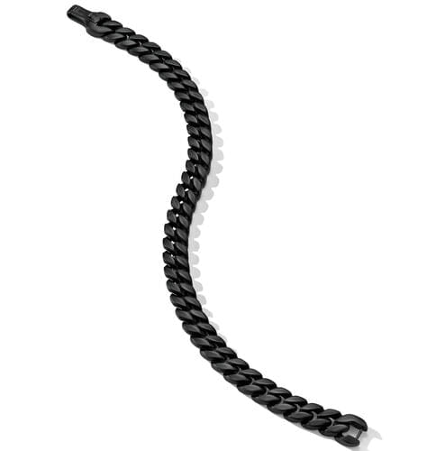 David Yurman Curb Chain Bracelet in Black Titanium, 8mm