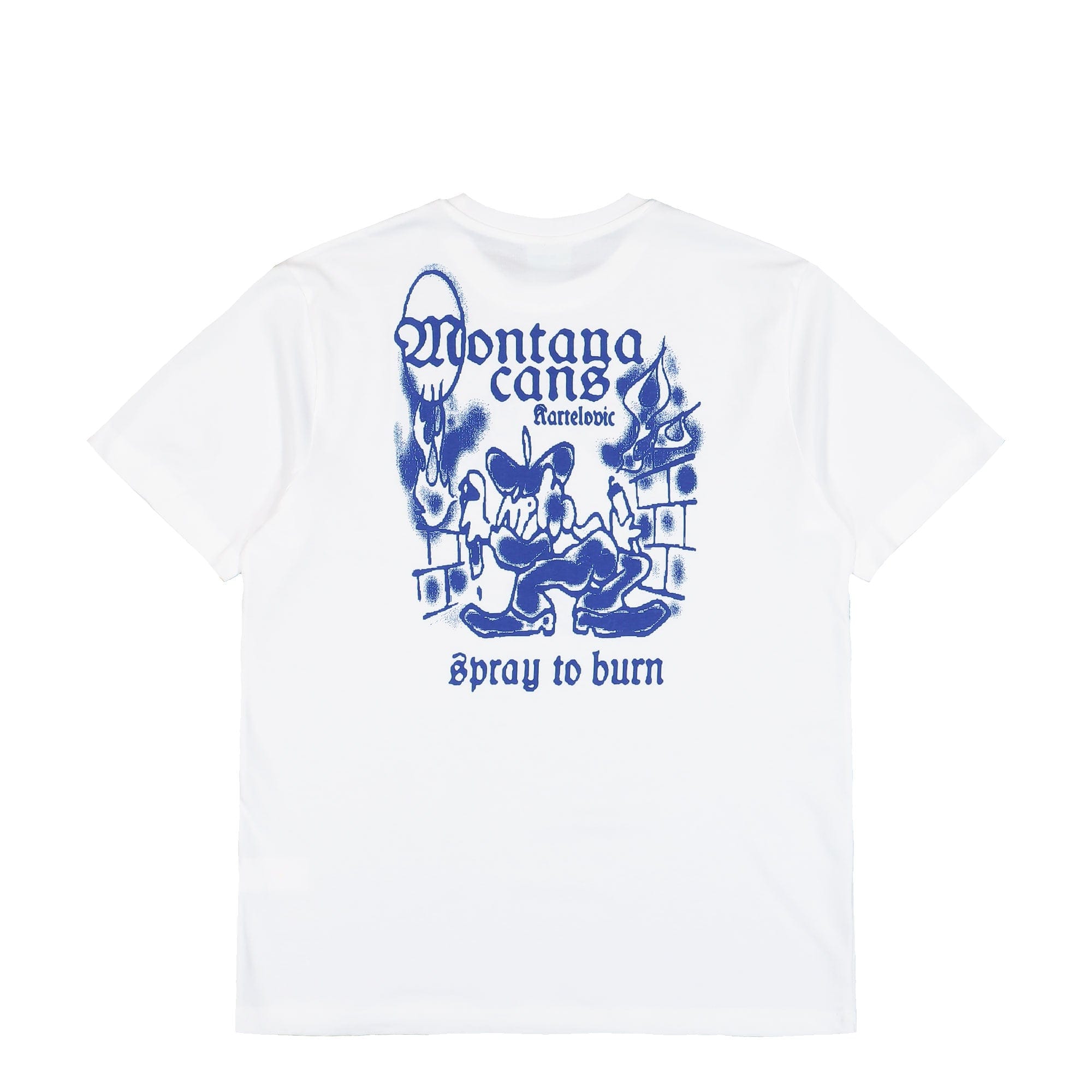 Montana Spray 2 Burn by Kartelovic T-Shirt