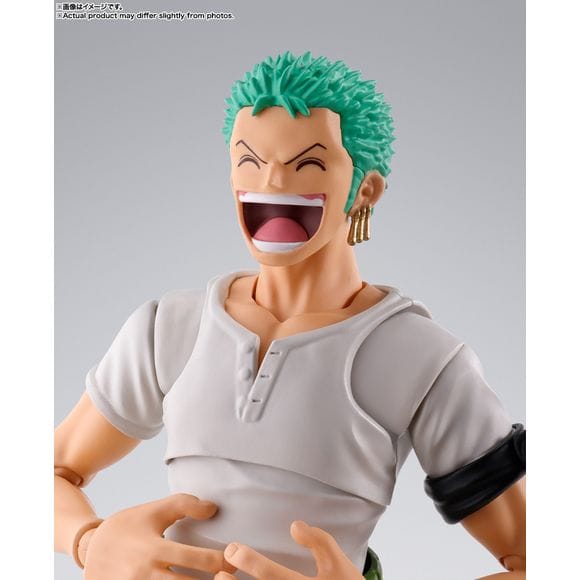 TAMASHII NATIONS Bandai Tamashii Nations One Piece S.H.Figuarts Roronoa Zoro -Romance Dawn- Action Figure