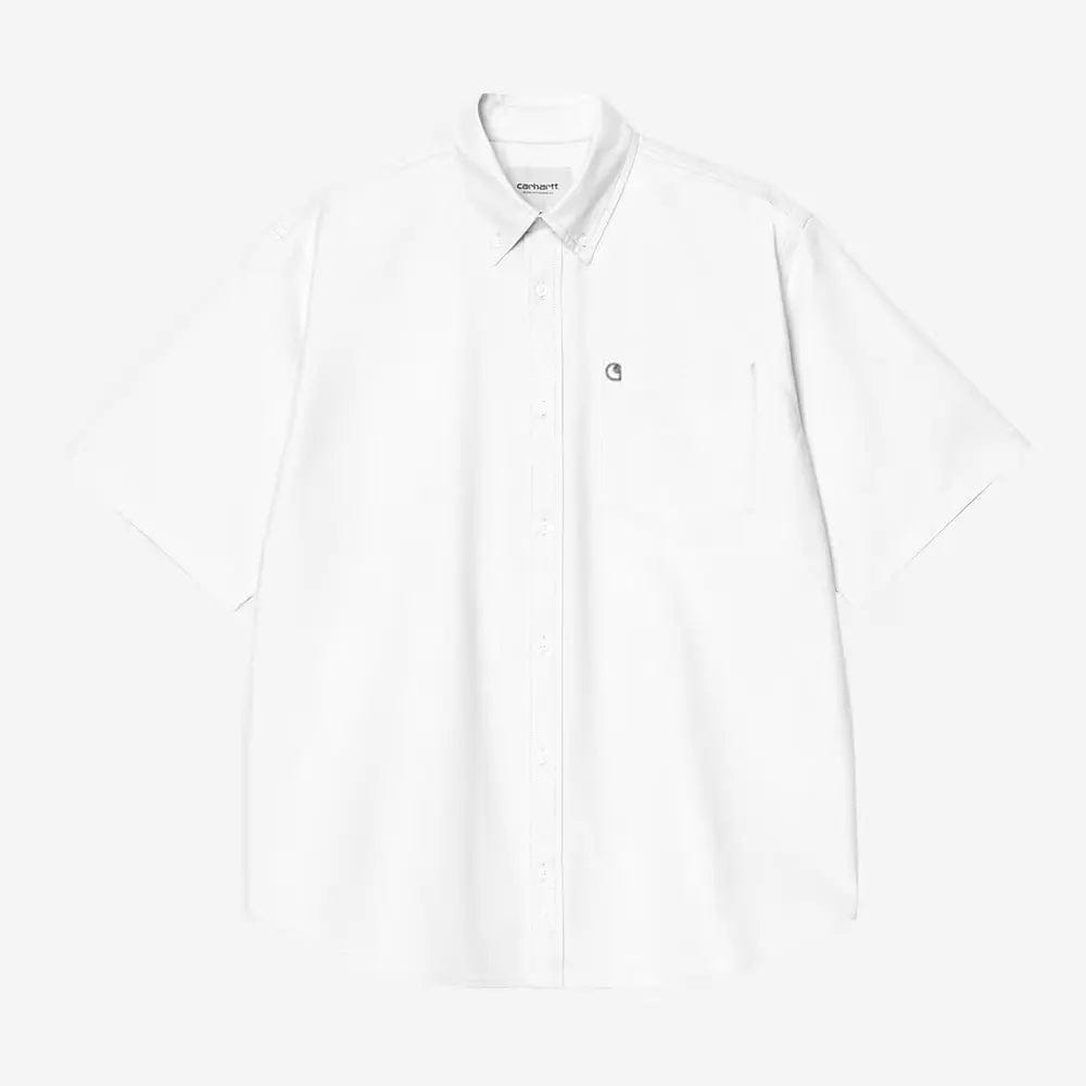 Carhartt Work in Progress Carhartt WIP S/S Braxton Shirt - White / Black