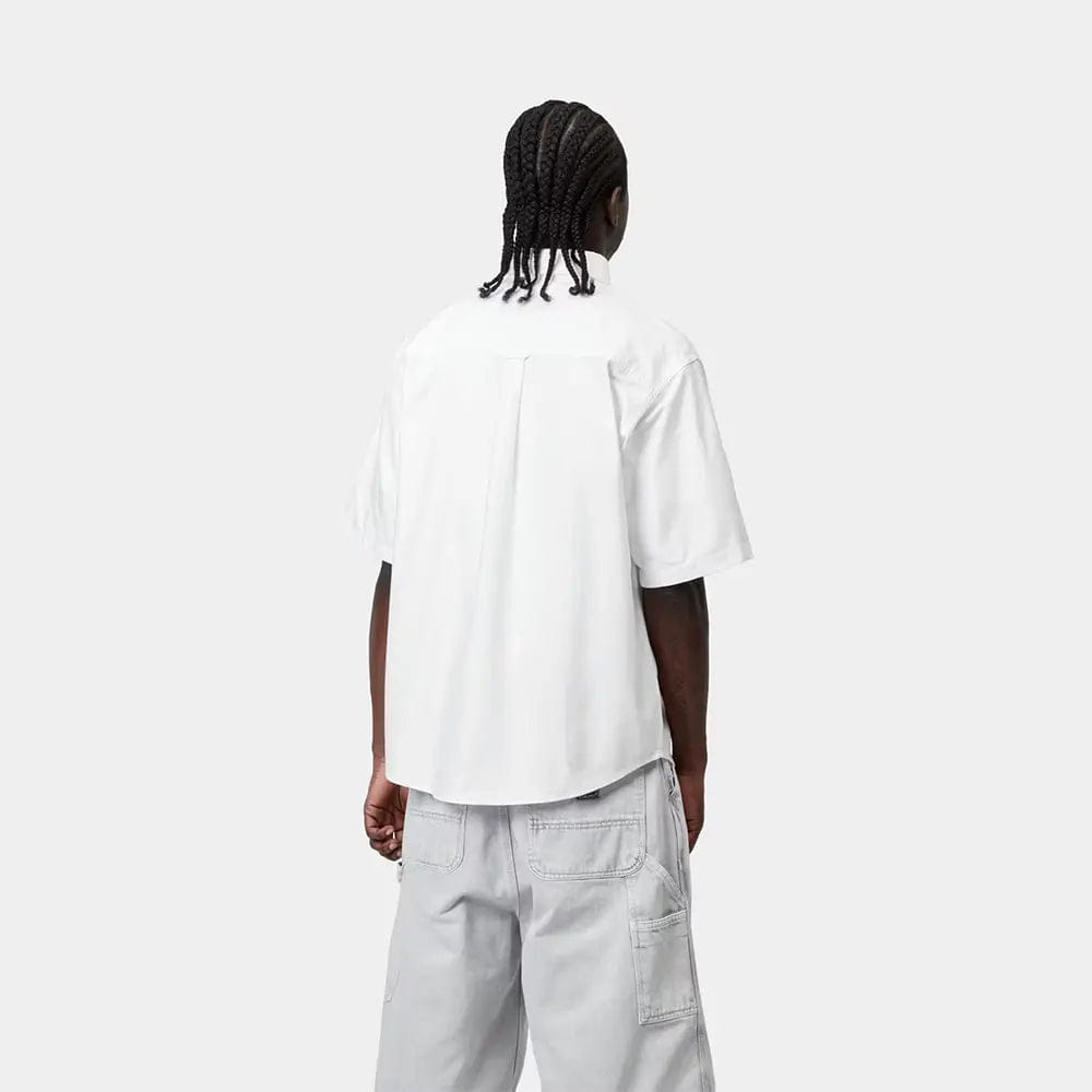 Carhartt Work in Progress Carhartt WIP S/S Braxton Shirt - White / Black