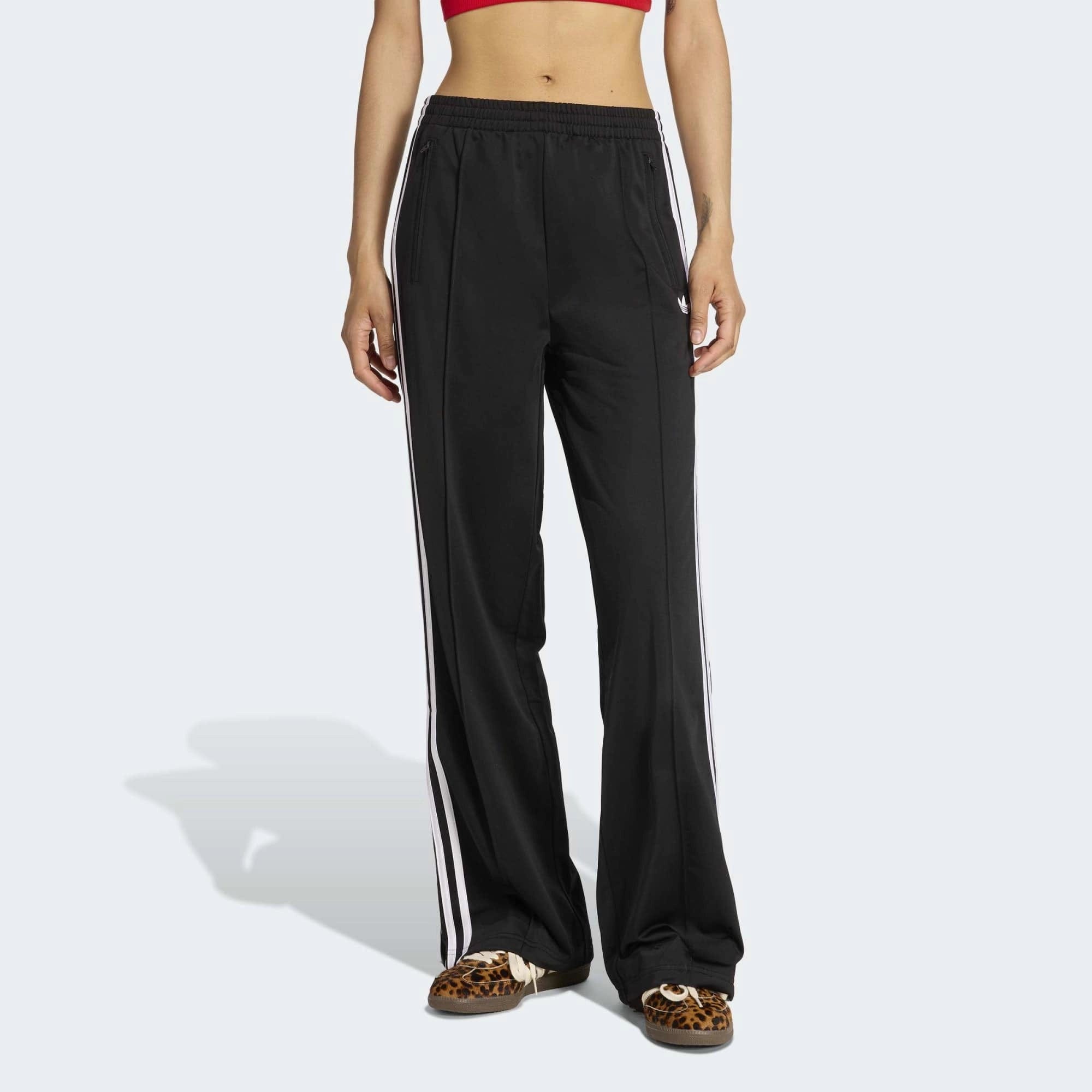 adidas Originals Firebird Loose Damen Track Pants – Black / White