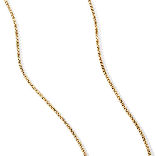 David Yurman Box Chain Necklace in 18K Yellow Gold
