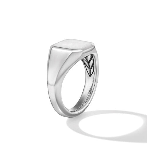 David Yurman Streamline Signet Ring in Sterling Silver, Size 10