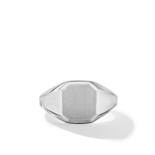 David Yurman Streamline Signet Ring in Sterling Silver, Size 10