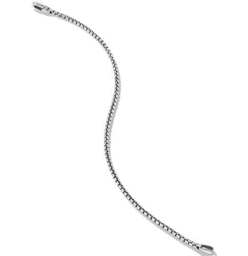 David Yurman Box Chain Bracelet in Sterling Silver, Size Medium