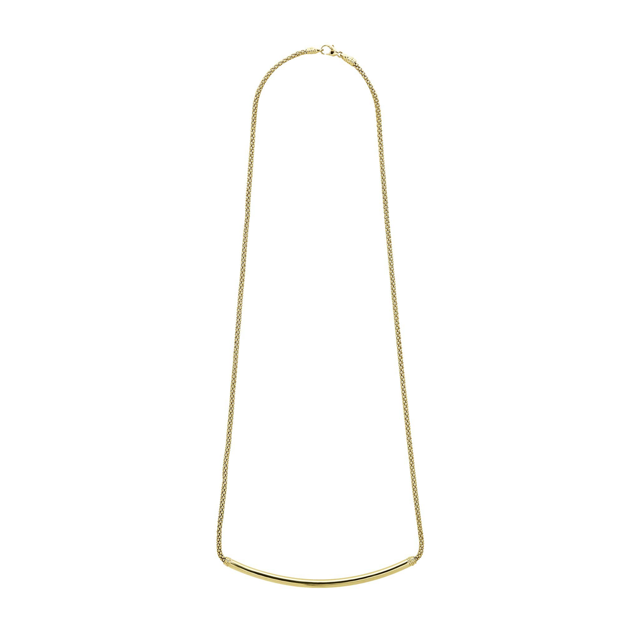 LAGOS Caviar Gold 18K Gold Caviar Bar Necklace