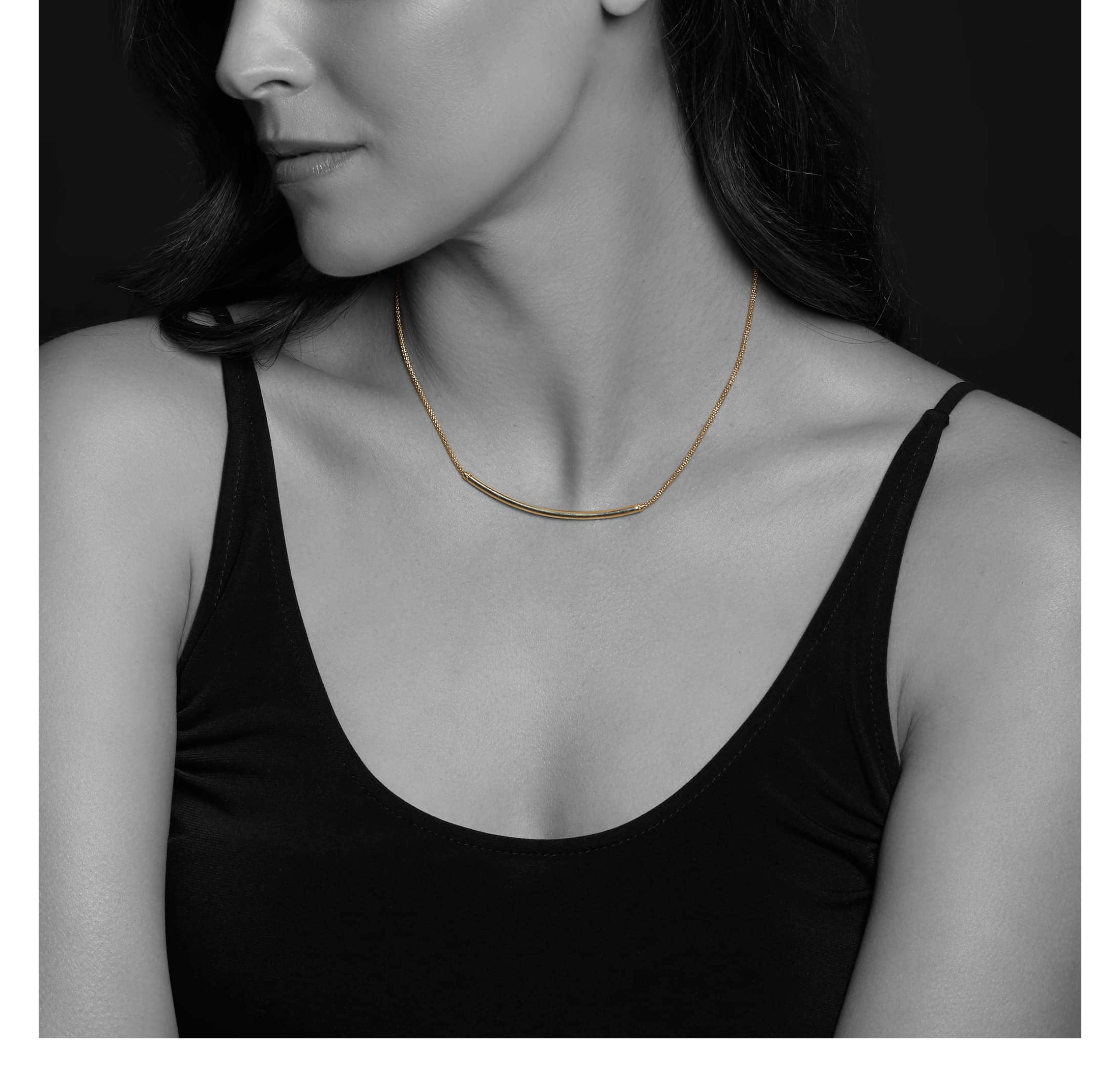LAGOS Caviar Gold 18K Gold Caviar Bar Necklace