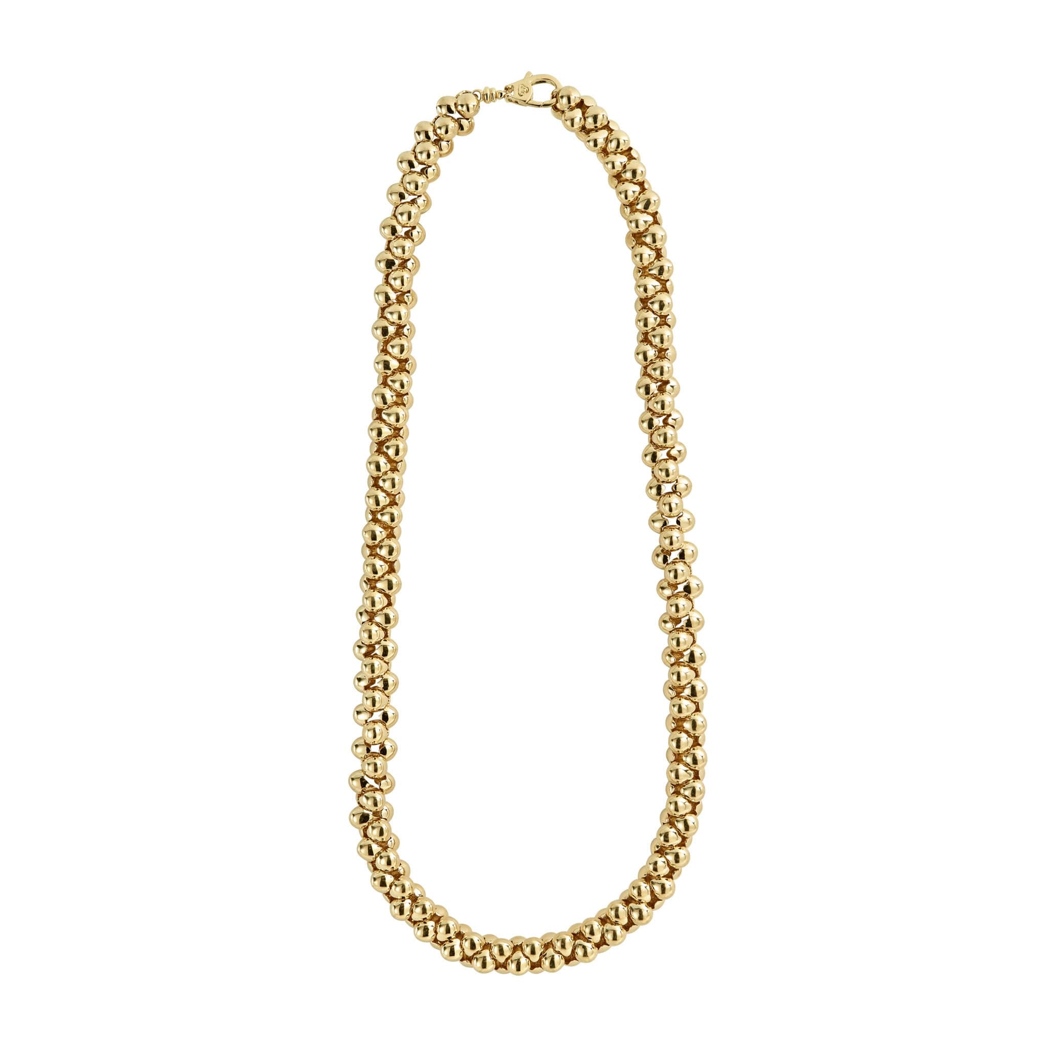 LAGOS Caviar Gold 18K Gold Caviar Necklace, 11mm