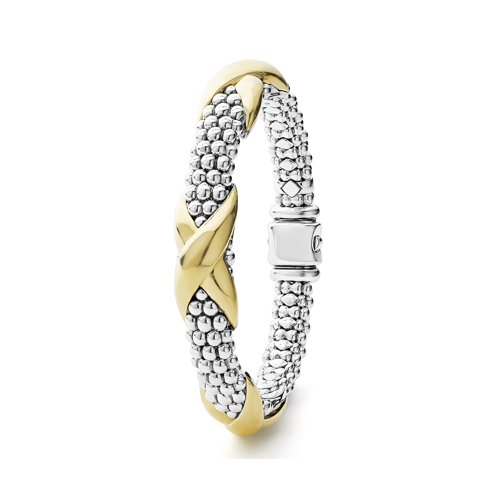 LAGOS Embrace Three Station X Caviar Bracelet, 9mm