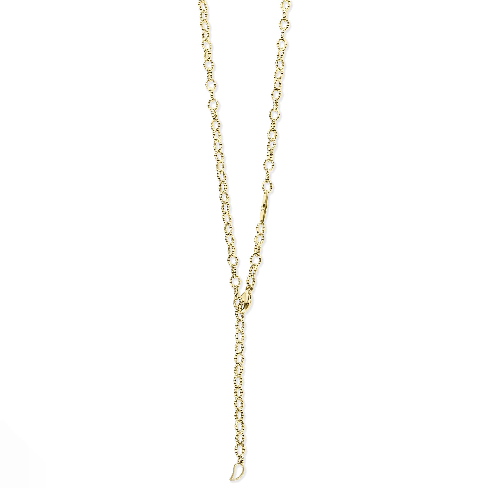 LAGOS Signature Caviar 18K Gold Petite Link Necklace
