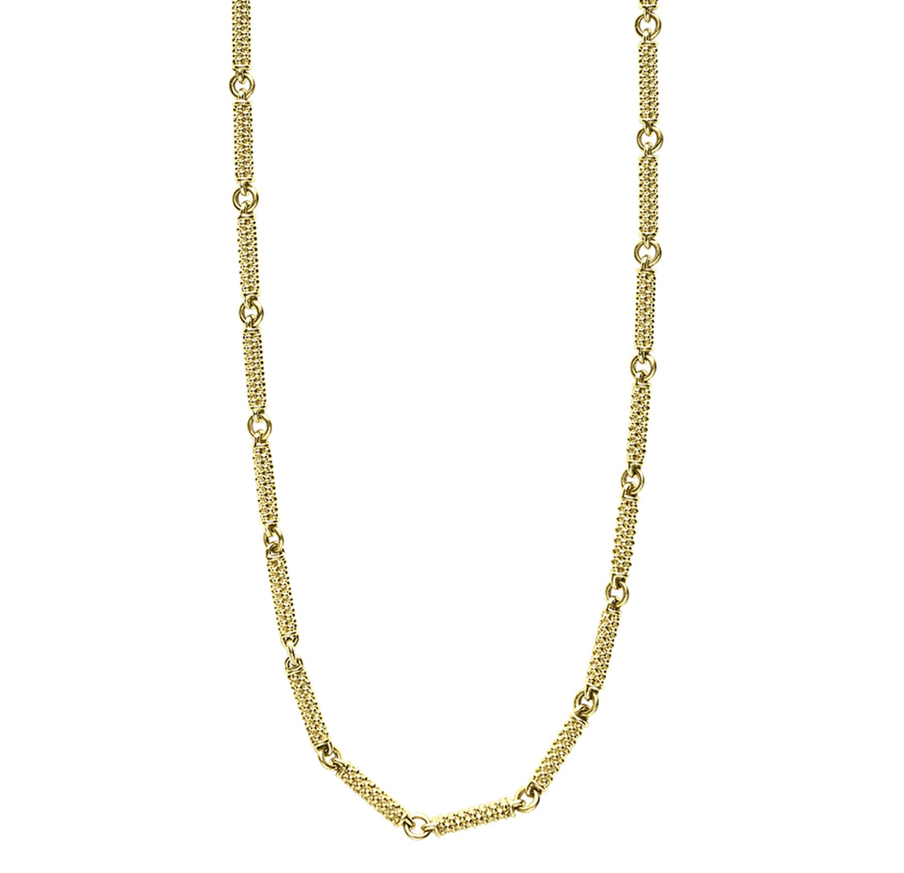 LAGOS Signature Caviar 18K Gold Superfine Caviar Link Necklace