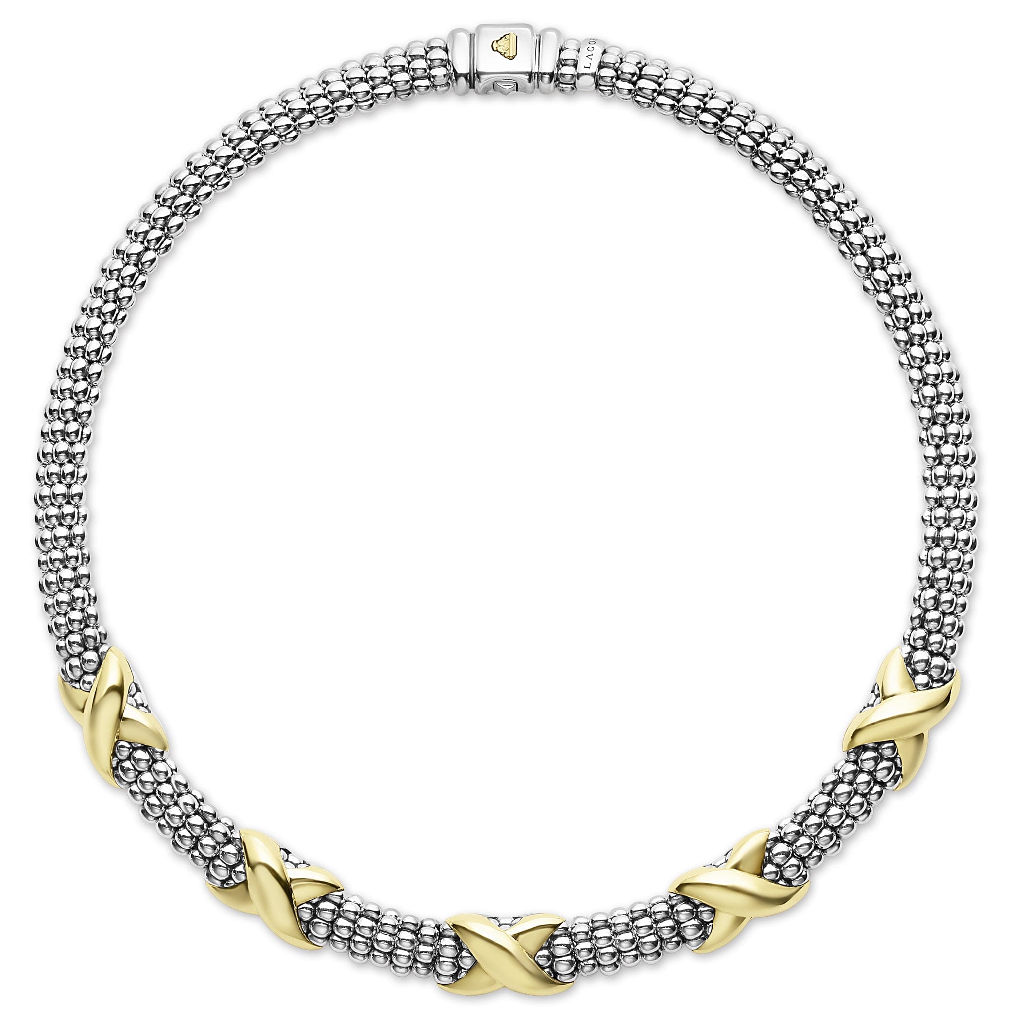 LAGOS Embrace Five Station X Caviar Necklace