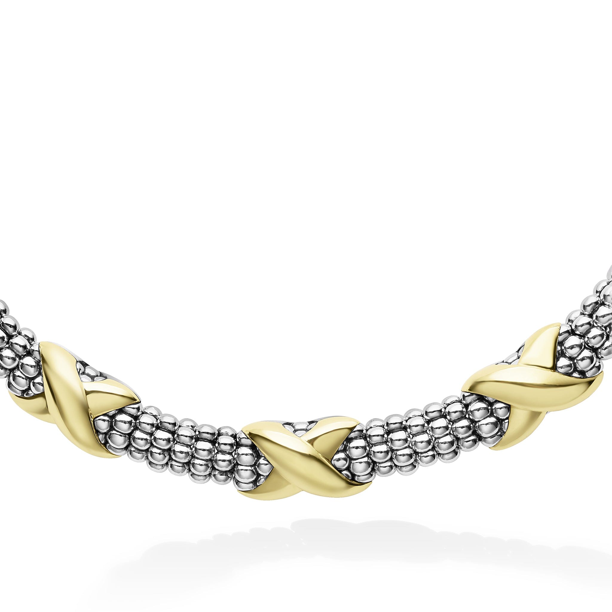 LAGOS Embrace Five Station X Caviar Necklace