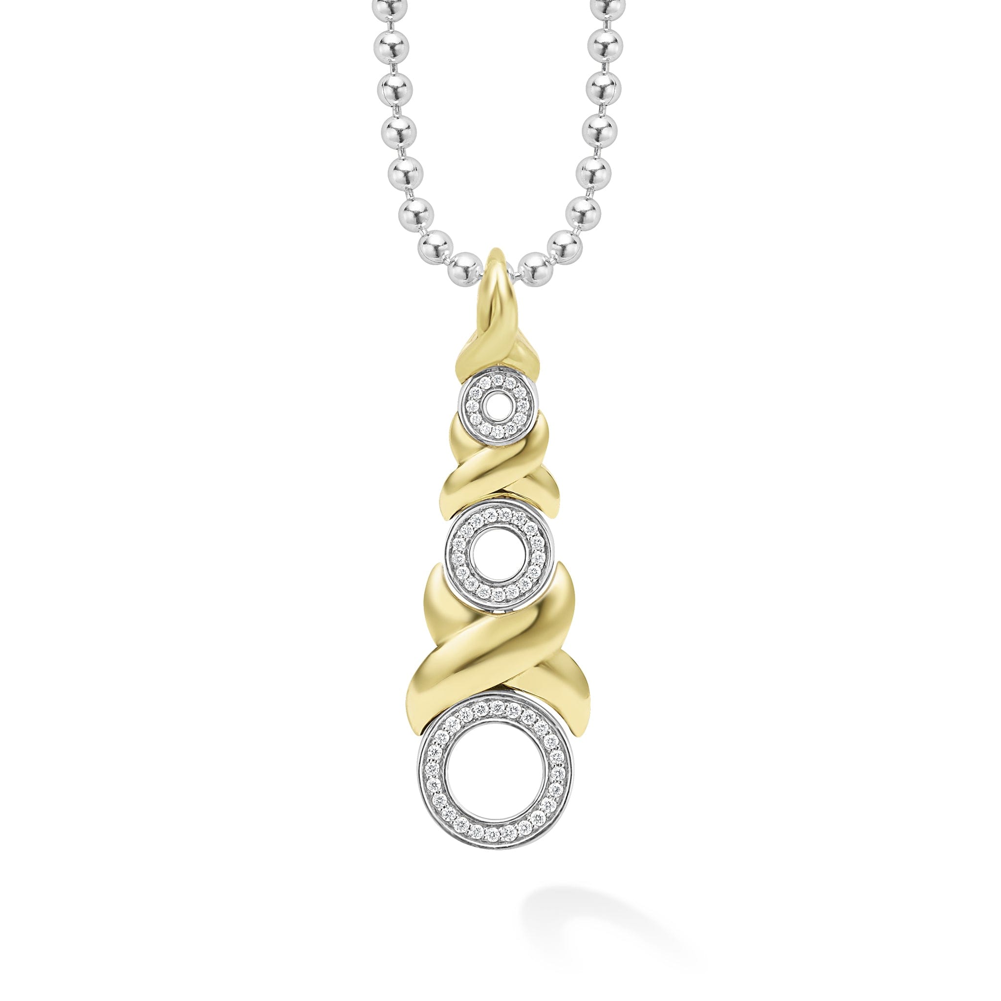 LAGOS Embrace 18K Gold XO Diamond Necklace