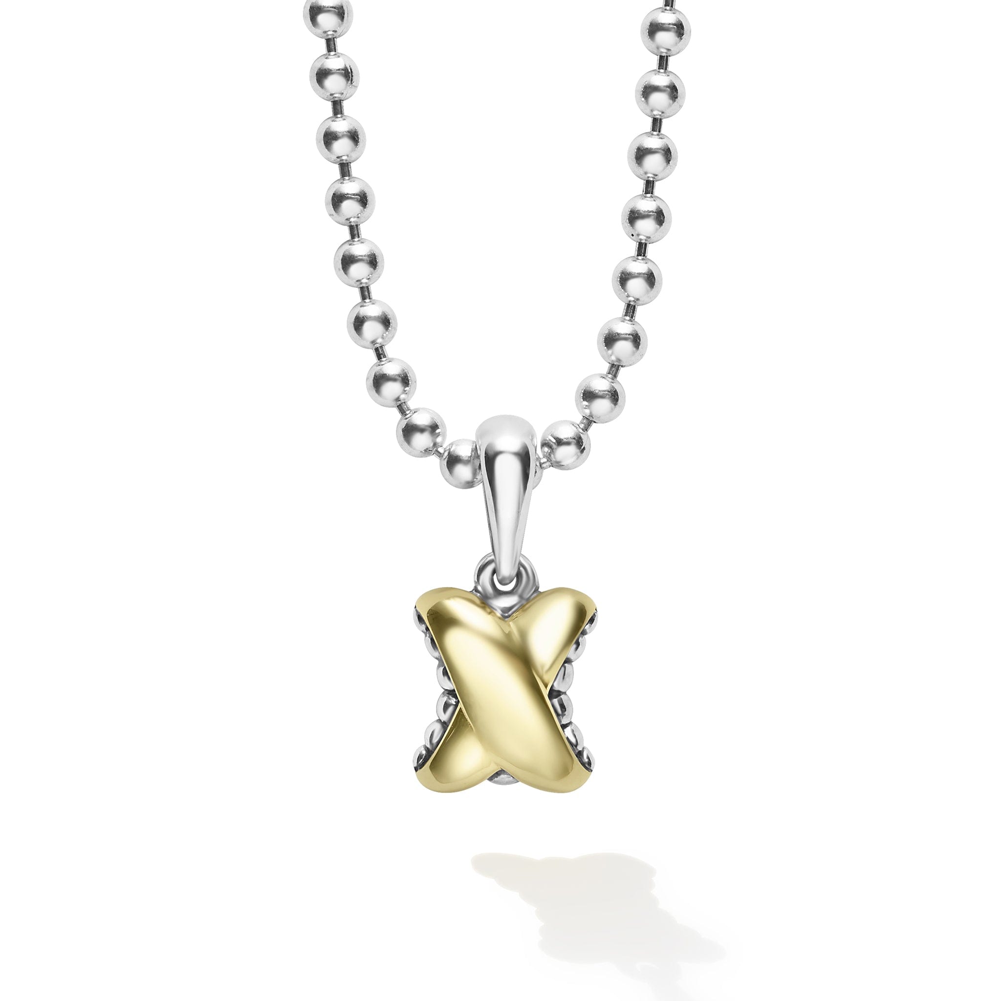 LAGOS Embrace Two-Tone X Pendant Necklace