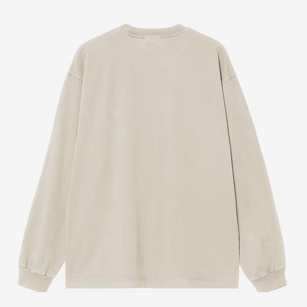 Carhartt Work in Progress Carhartt WIP L/S Vista T-Shirt - Fleur De Sel (garment dyed)