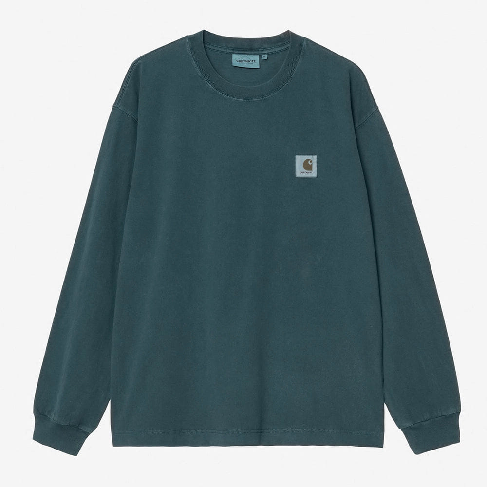 Carhartt Work in Progress Carhartt WIP L/S Vista T-Shirt - Deep Lagoon (garment dyed)
