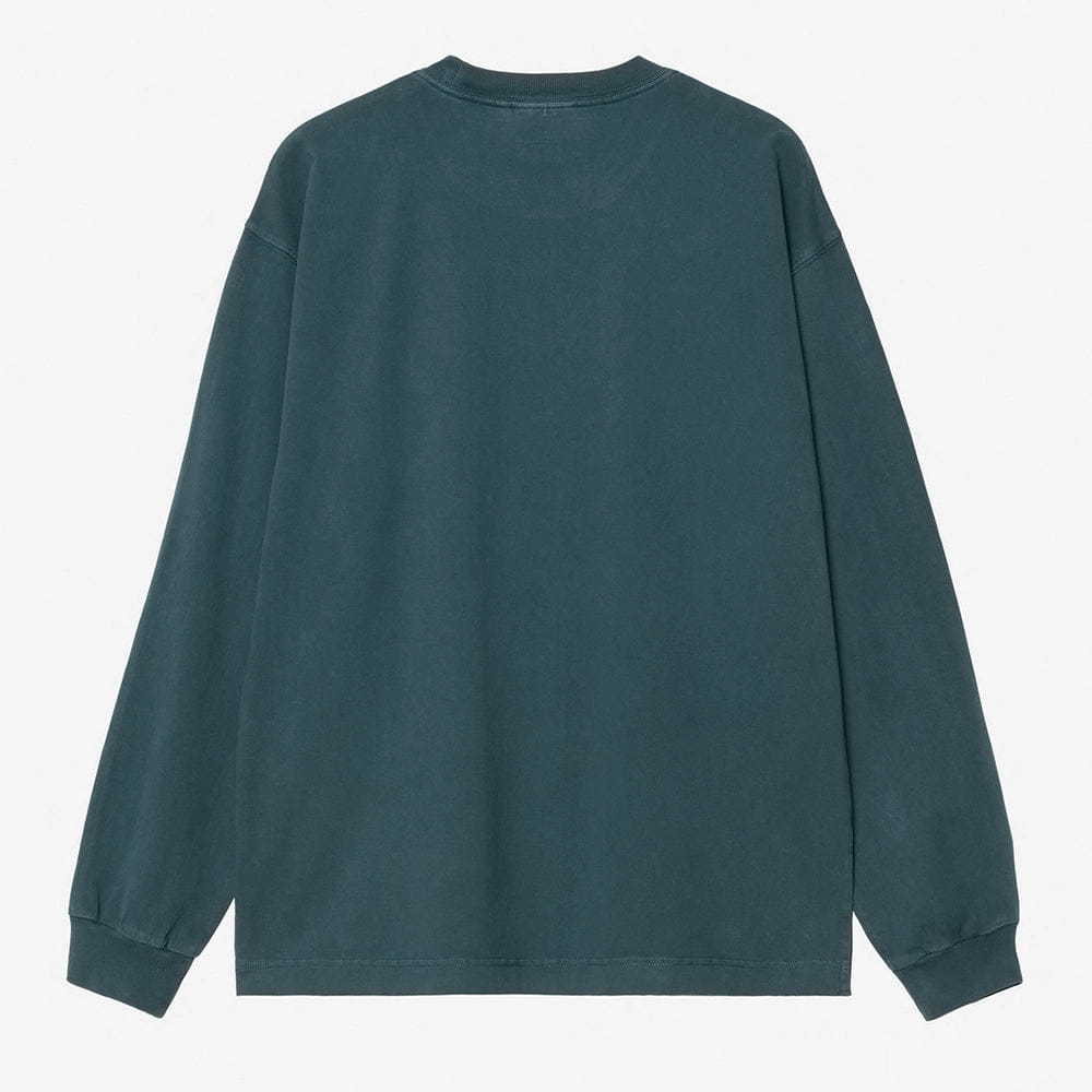 Carhartt Work in Progress Carhartt WIP L/S Vista T-Shirt - Deep Lagoon (garment dyed)