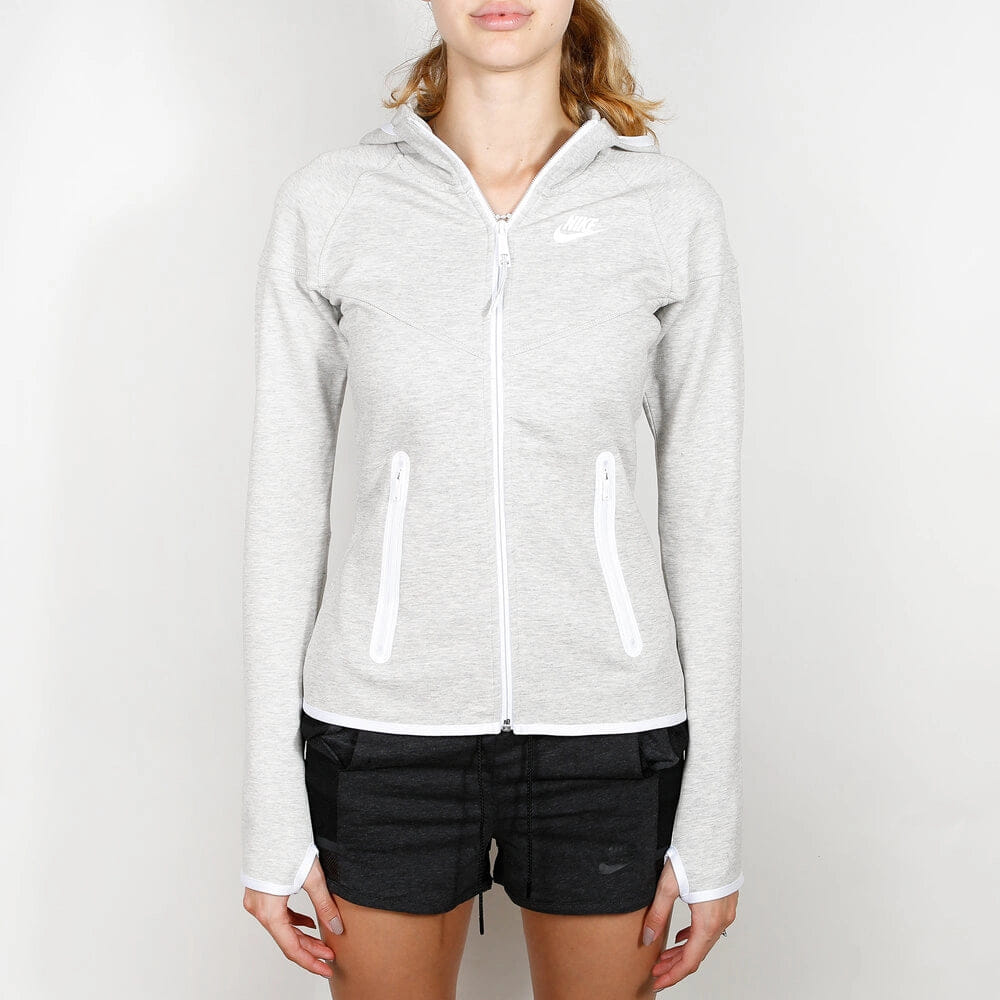 Nike Sportswear WMNS Tech Fleece Full Zip Hoodie - Grey