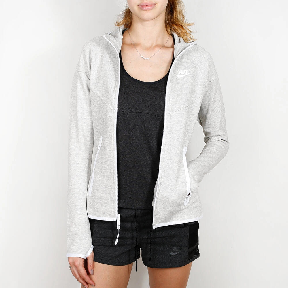 Nike Sportswear WMNS Tech Fleece Full Zip Hoodie - Grey
