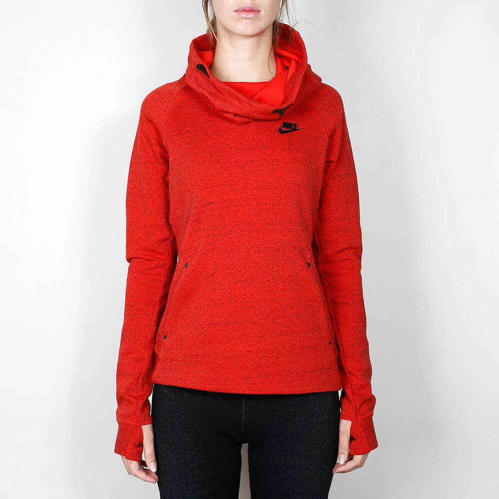 Nike Sportswear WMNS Tech Fleece Hoodie - University Red