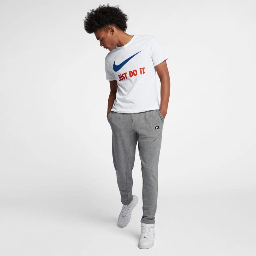 Nike Sportswear T-Shirt JDI Swoosh - White / Team Orange / Team Royal