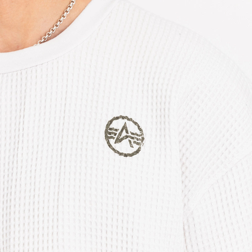 Alpha Industries Studio Waffle T-Shirt - White