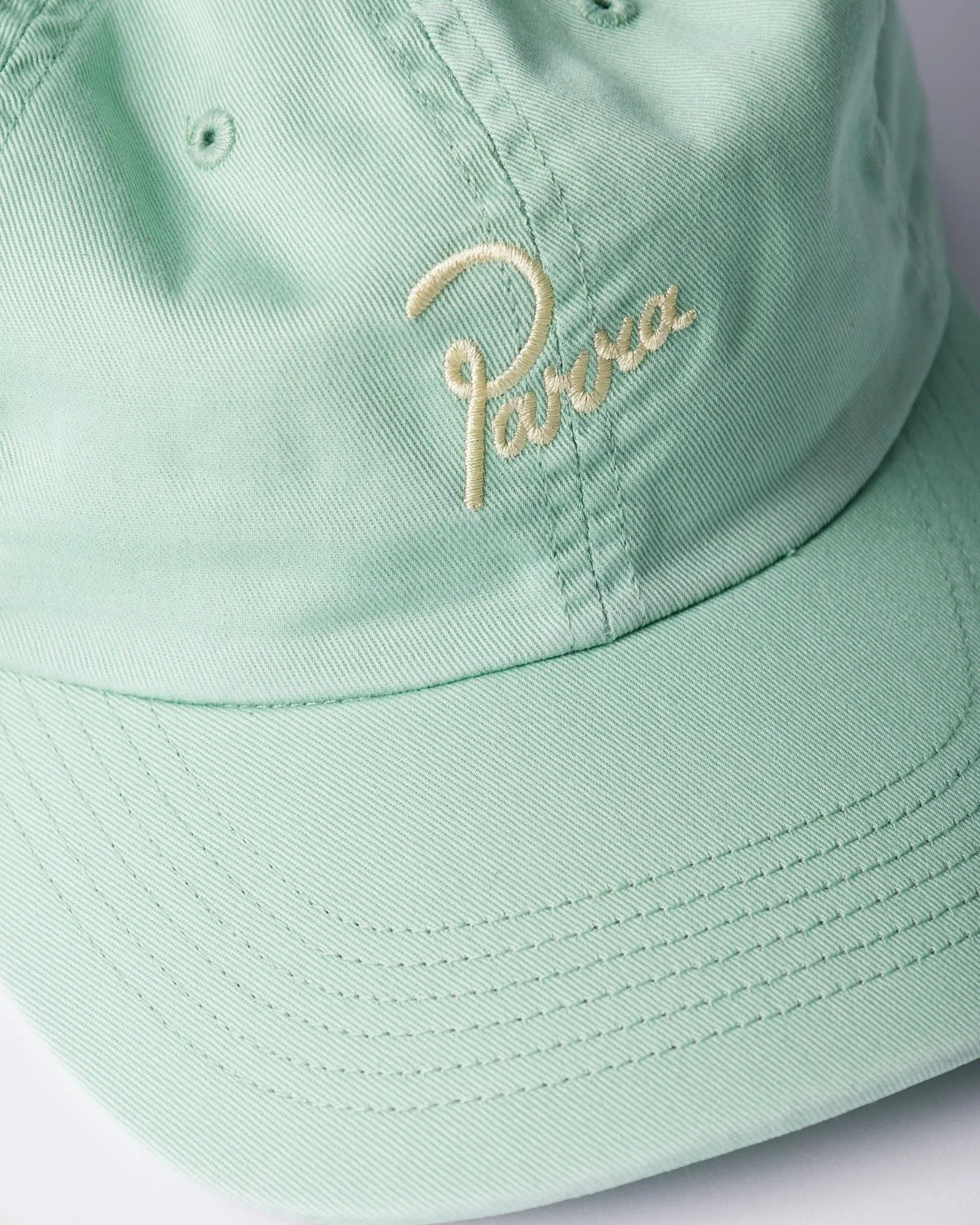ByParra Script Logo 6 Panel Hat (Sage Green)