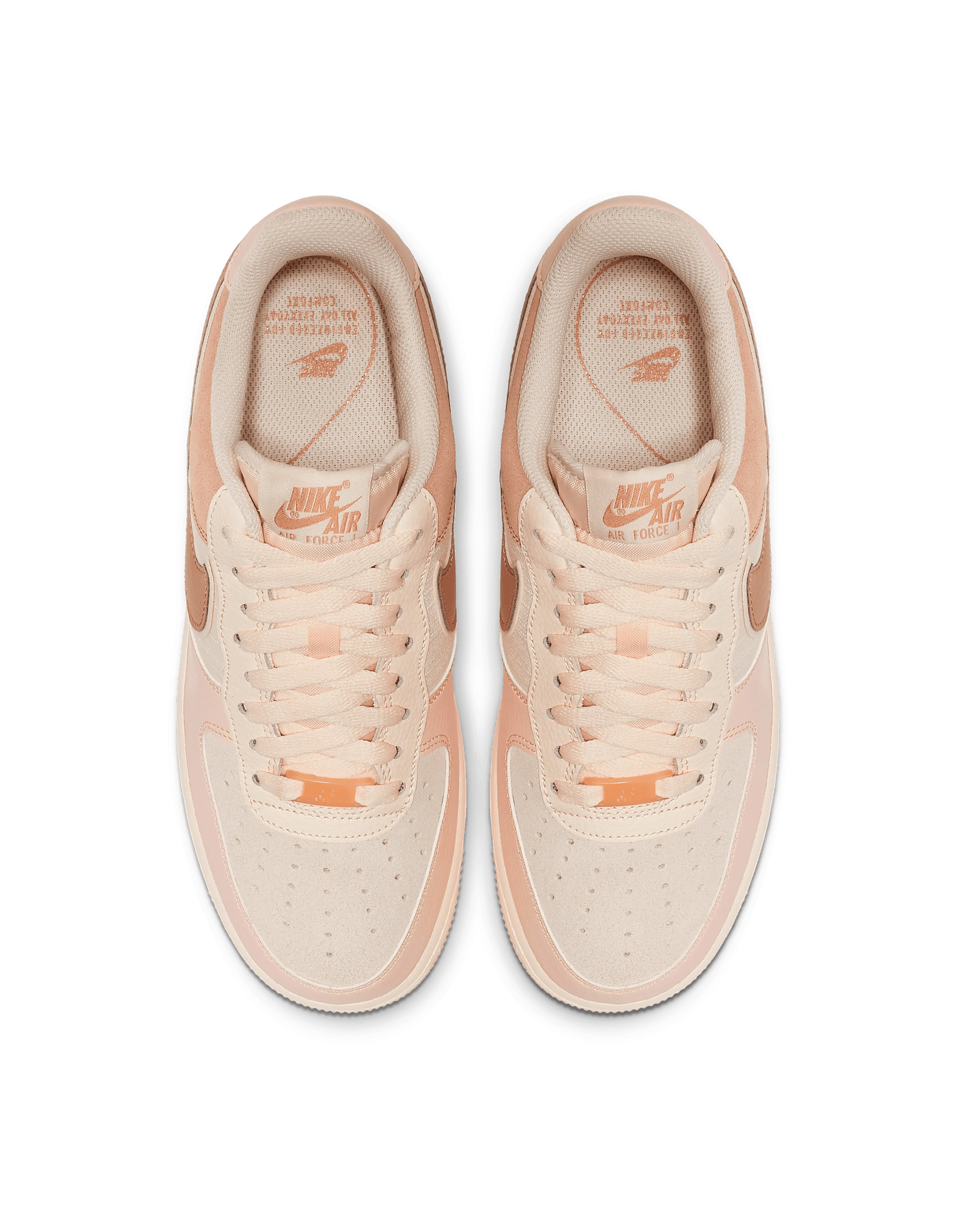 Nike WMNS Air Force 1 '07 PRM (Washed Coral/Rose Gold Old-Guava Ice)
