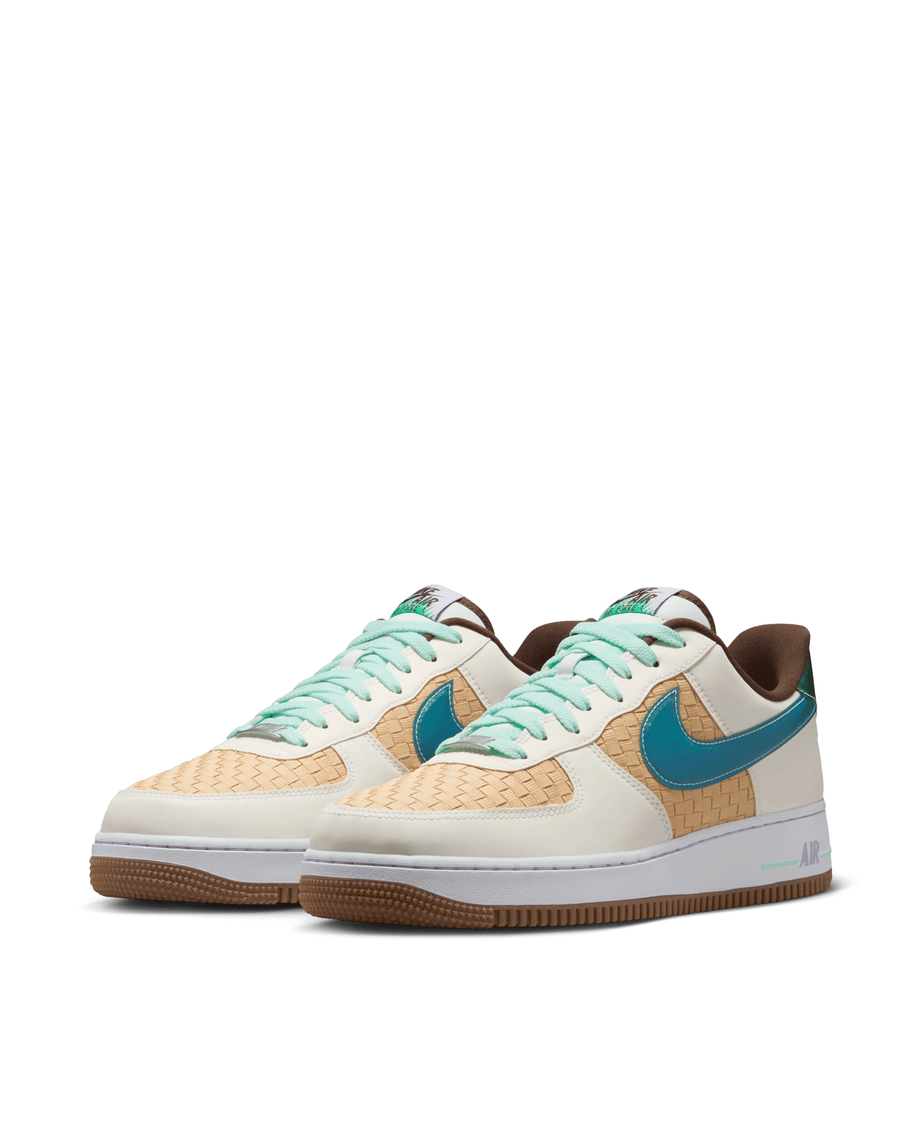 Nike Air Force 1 Retro (Summit White/Glacier Blue-Mint Foam)