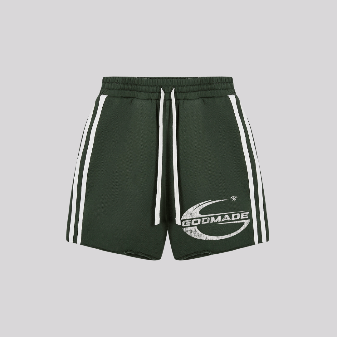 GODMADE IMPERIAL WASHED GREEN SHORTS