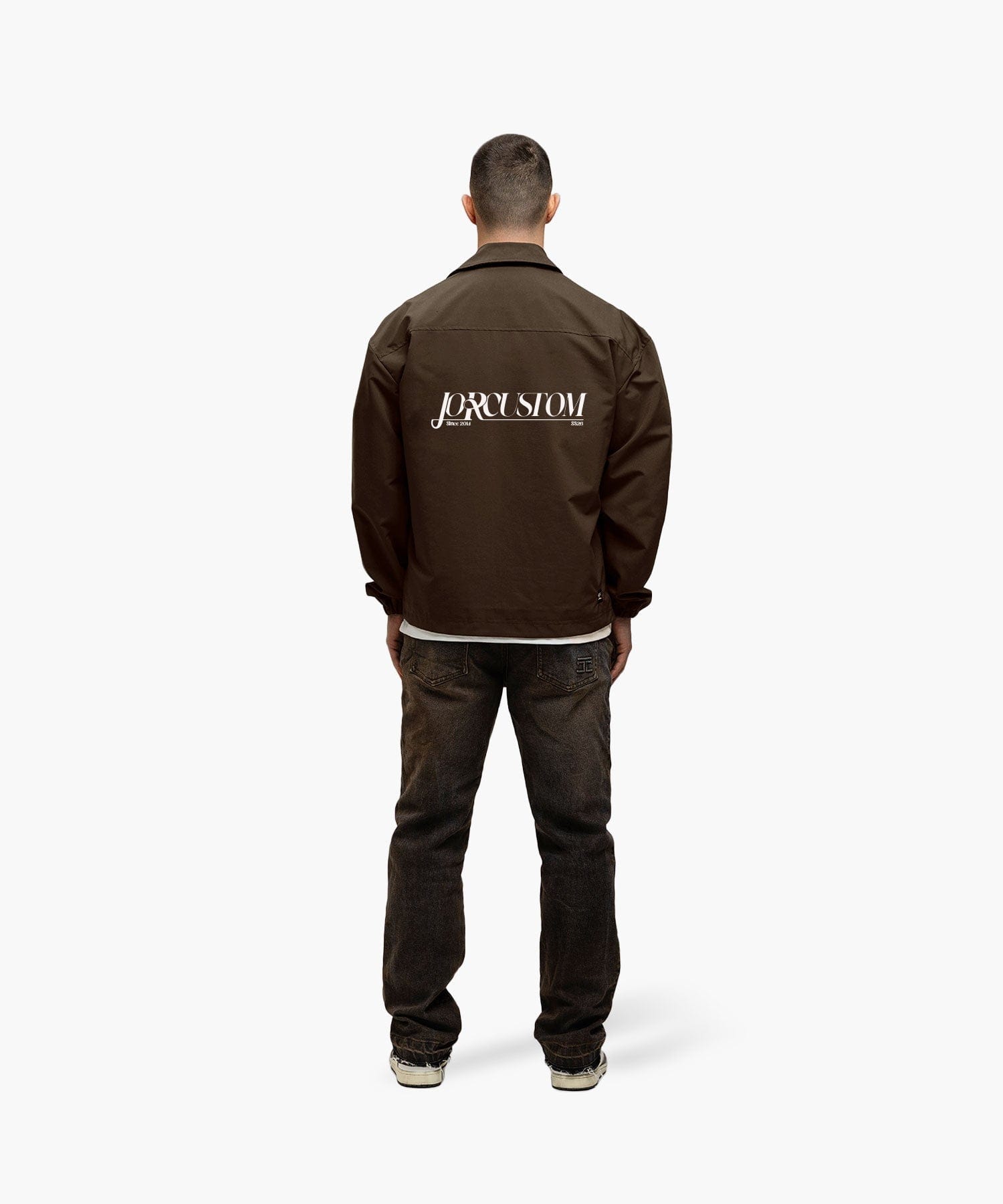 JORCUSTOM COACH JACKET BROWN