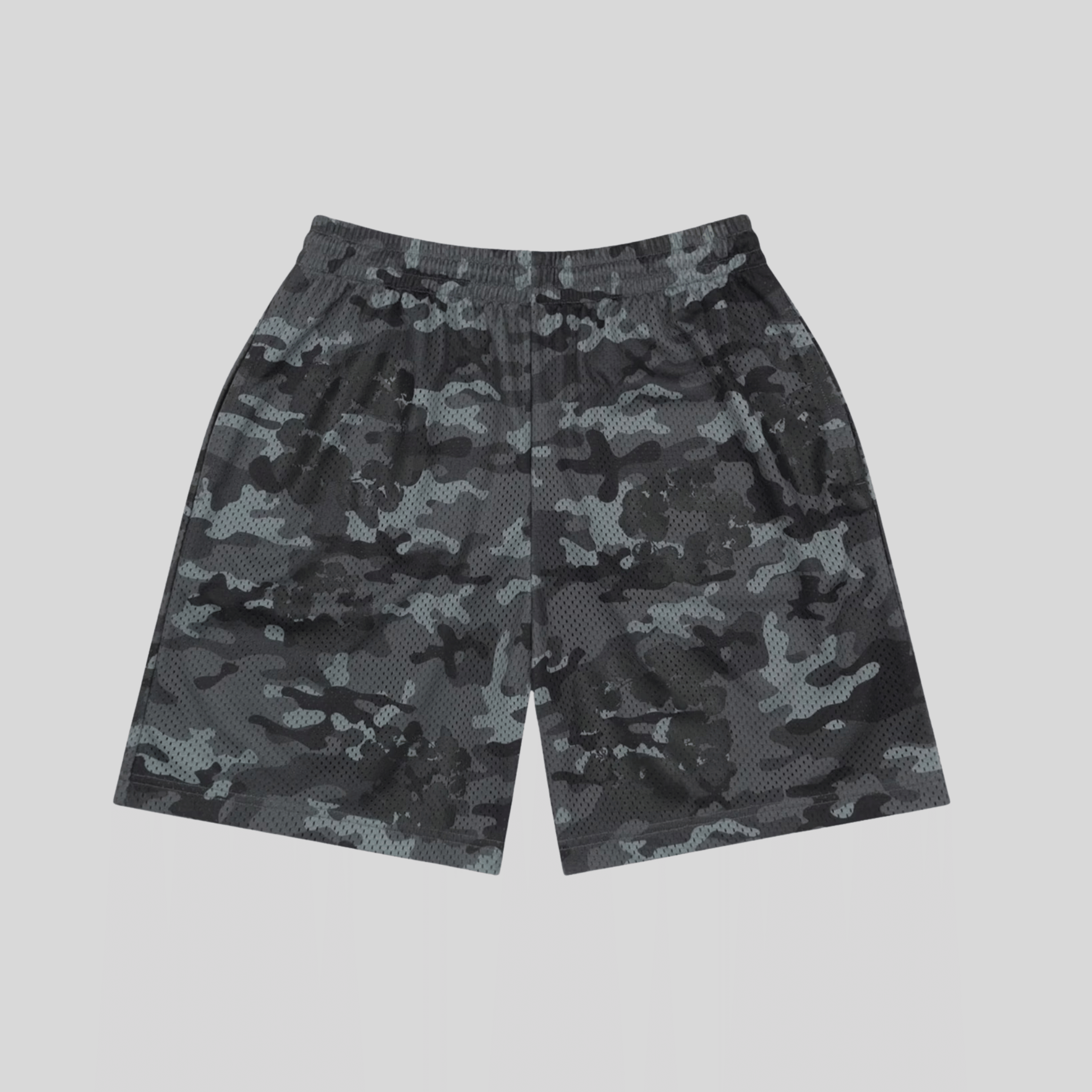 Denim Tears WREATH CAMO SHORTS BLACK