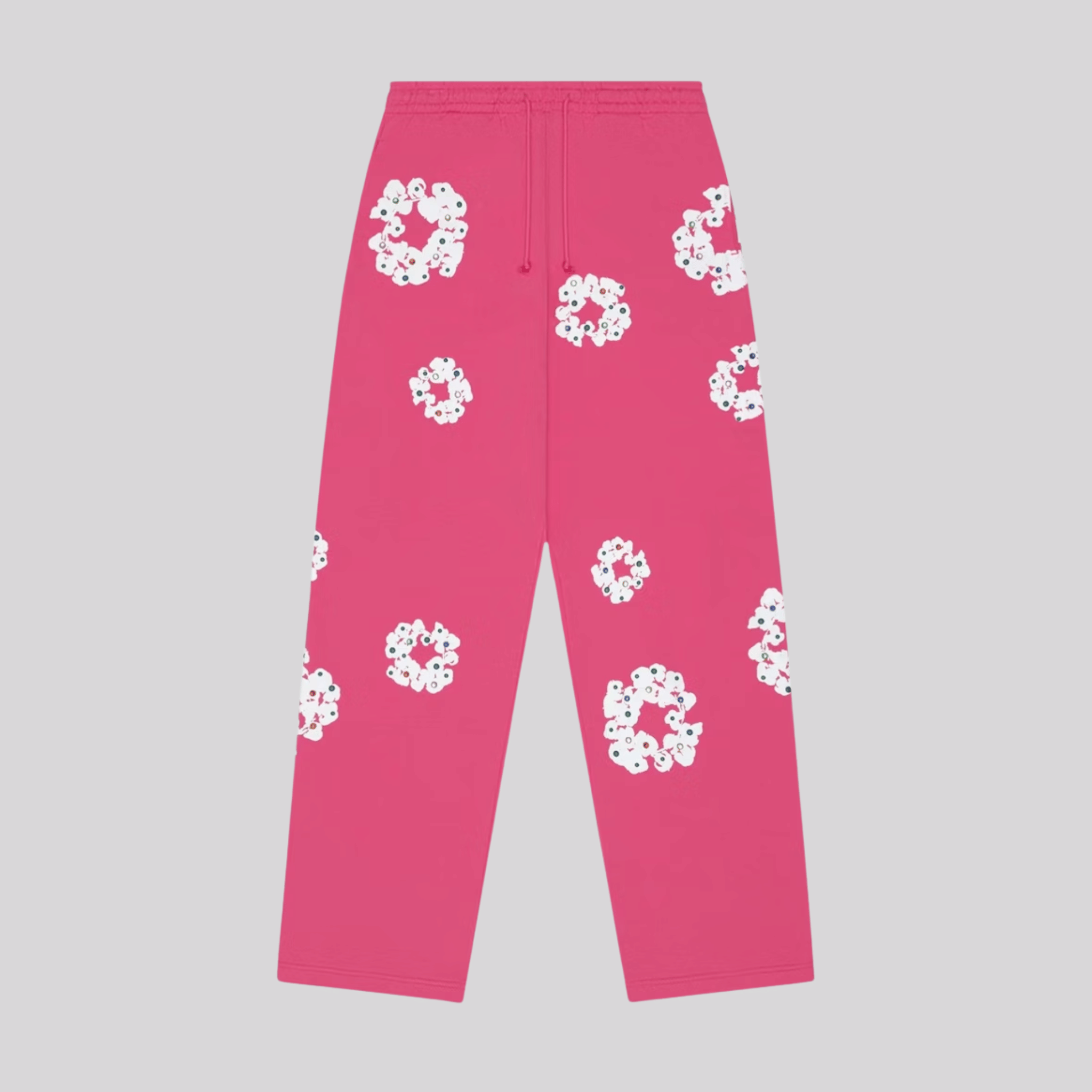 Denim Tears FW25 RHINESTONE SWEATPANTS - PINK