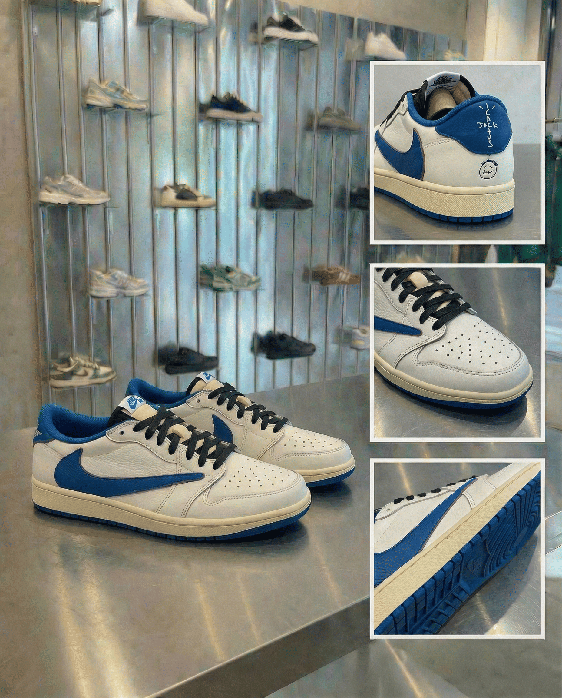 Travis Scott JORDAN 1 LOW FRAGMENT