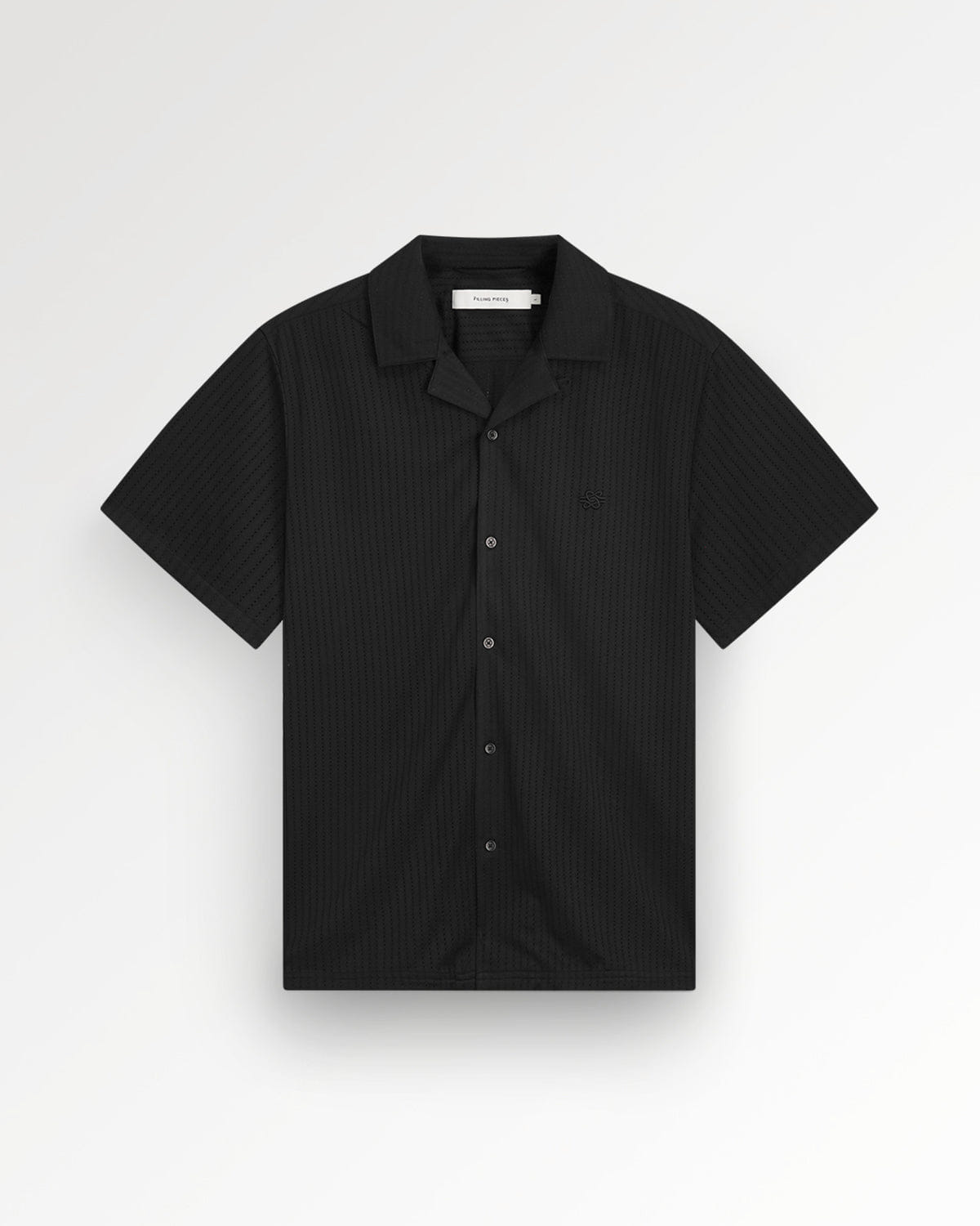 Trend Maven Resort Shirt Mesh Black